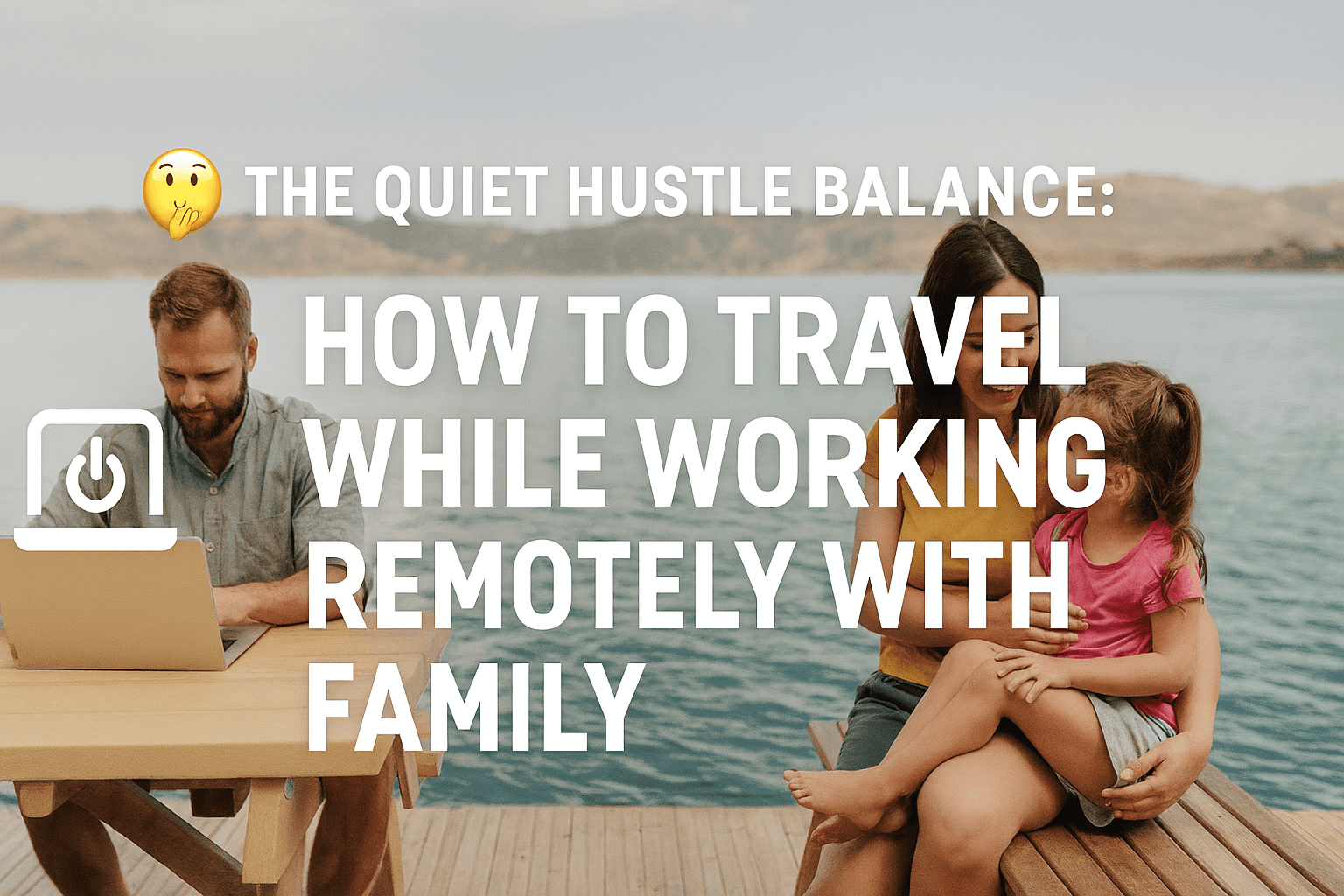 how to travel while working remotely with family