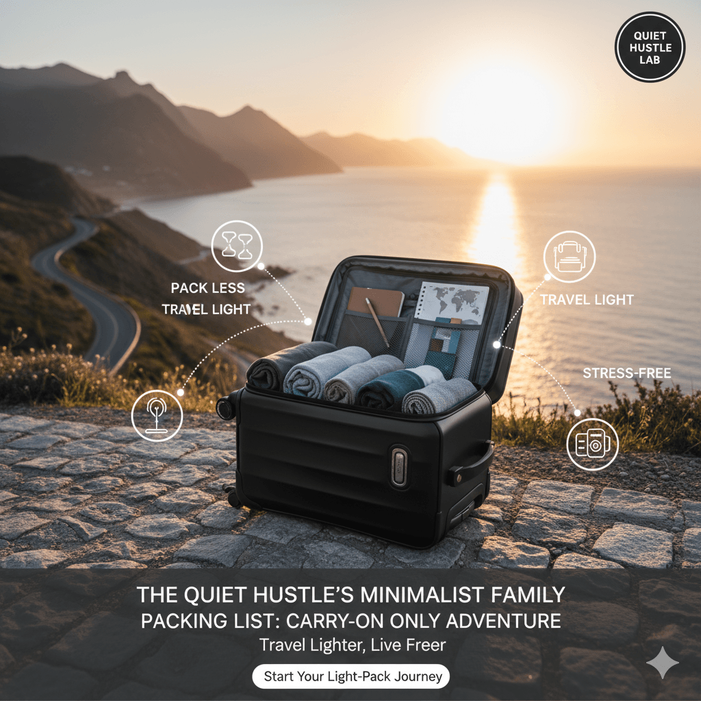 Minimalist Family Packing List Carry On Only